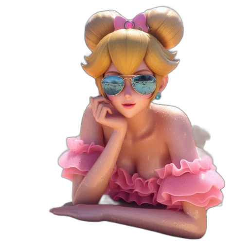 mask, crown, 3d render, concept art transparent PNG cut-out