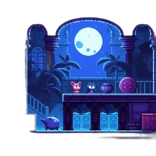 building, furniture, concept art, pixel art transparent PNG cut-out