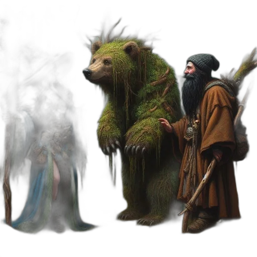 creature, concept art, fantasy art, pixel art transparent PNG cut-out