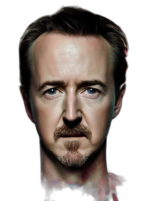 face, mask, hair, robot transparent PNG cut-out