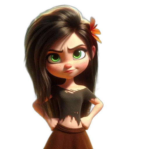 dress, cartoon, fantasy art, concept art transparent PNG cut-out