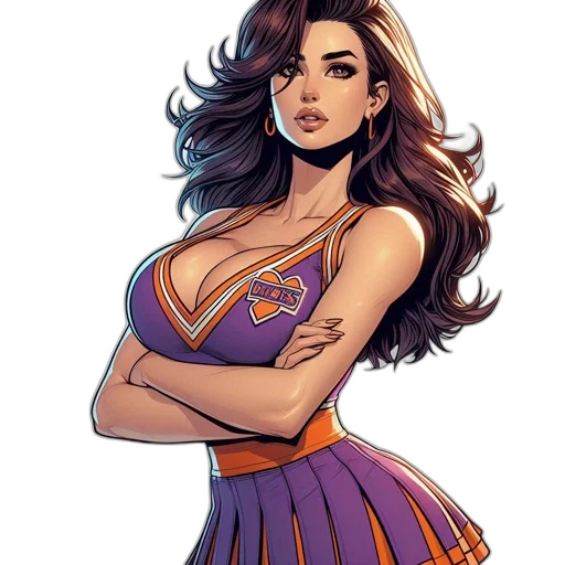 dress, comic book art, concept art, fantasy art transparent PNG cut-out