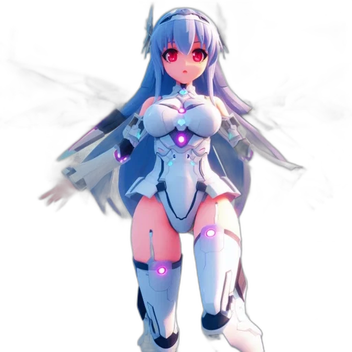 robot, staff, dress, weapon transparent PNG cut-out