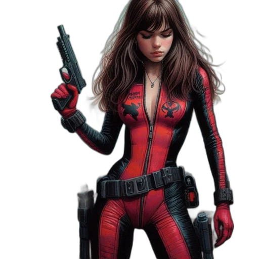 comic book art, concept art, fantasy art, cartoon transparent PNG cut-out