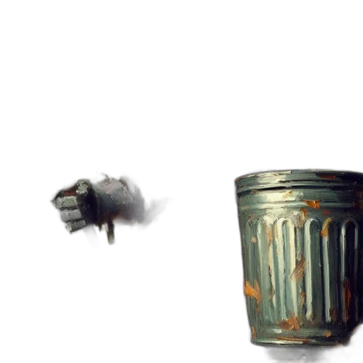 robot, bottle, weapon, creature transparent PNG cut-out