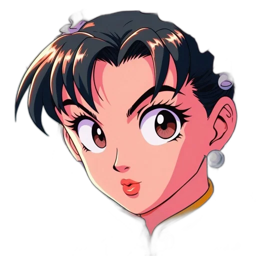 face, staff, jewelry, anime transparent PNG cut-out