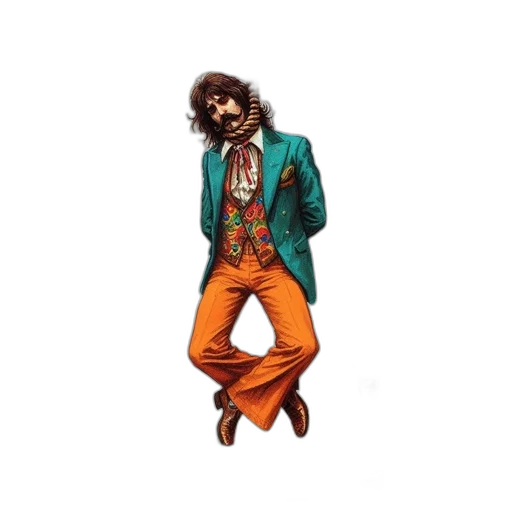 jacket, staff, concept art, cartoon transparent PNG cut-out