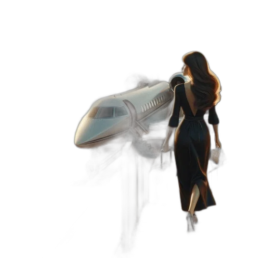 dress, umbrella, robot, car transparent PNG cut-out