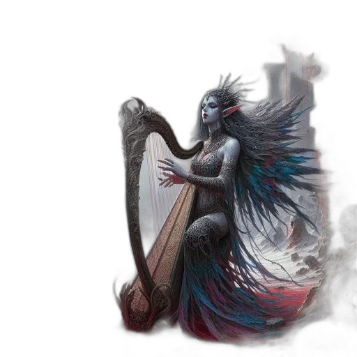 dragon, creature, staff, sword transparent PNG cut-out