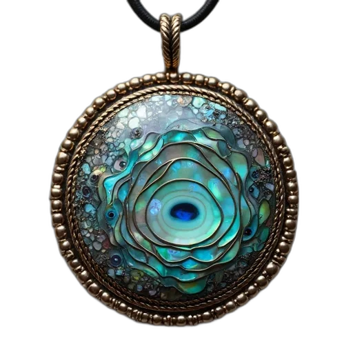 jewelry, blue, wholesale, abalone transparent PNG cut-out