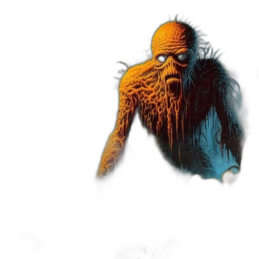 creature, mask, face, hair transparent PNG cut-out