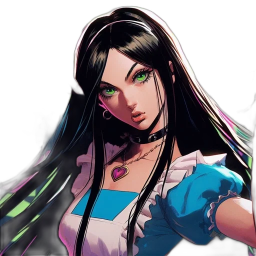 face, concept art, anime, fantasy art transparent PNG cut-out