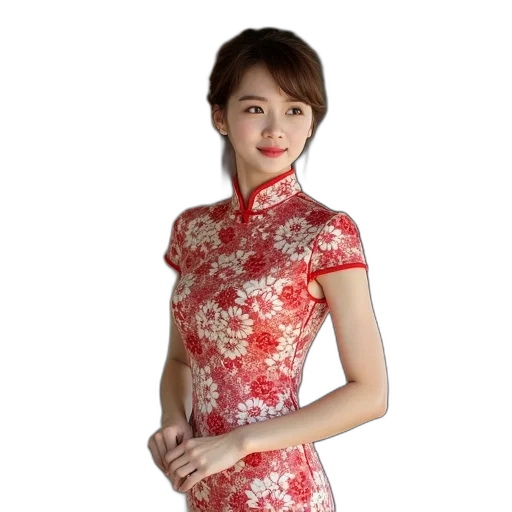 dress, staff, photorealistic, oil painting transparent PNG cut-out