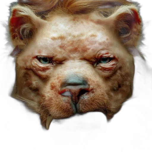 mask, face, animal, creature transparent PNG cut-out