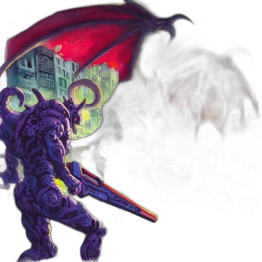dragon, concept art, fantasy art, pixel art transparent PNG cut-out