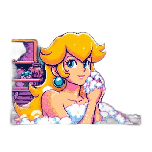 dress, crown, jewelry, staff transparent PNG cut-out