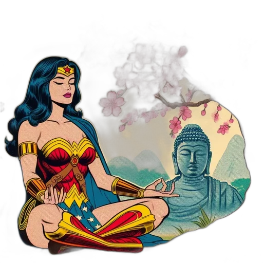 comic book art, concept art, fantasy art, cartoon transparent PNG cut-out