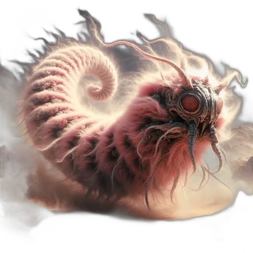 dragon, creature, animal, hair transparent PNG cut-out
