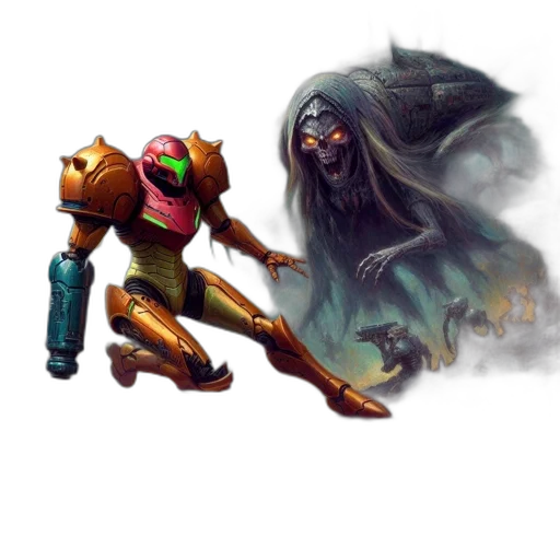 creature, robot, concept art, fantasy art transparent PNG cut-out