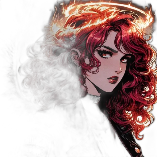 comic book art, fantasy art, concept art, watercolor transparent PNG cut-out