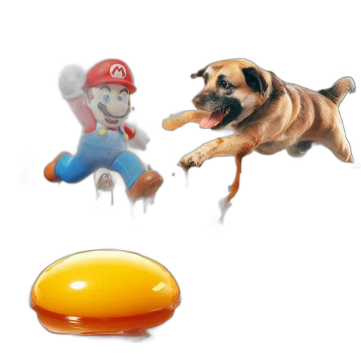 animal, food, creature, 3d render transparent PNG cut-out