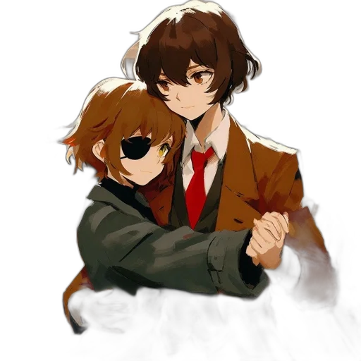 jacket, pixel art, watercolor, anime transparent PNG cut-out