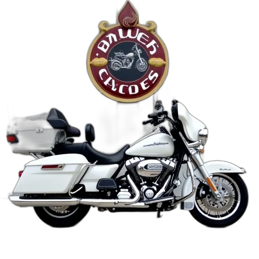 white, motorcycle, sidecar, parked transparent PNG cut-out