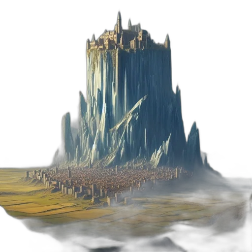 crown, sword, dragon, building transparent PNG cut-out