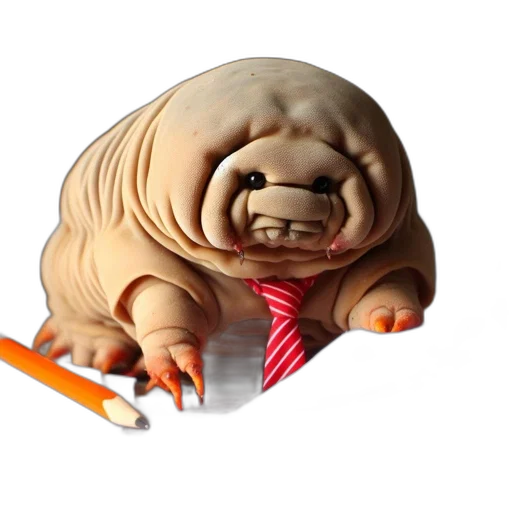 staff, animal, creature, 3d render transparent PNG cut-out