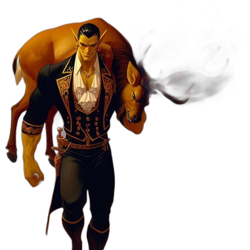 staff, animal, concept art, fantasy art transparent PNG cut-out