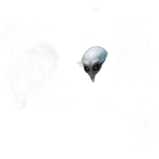 umbrella, robot, creature, hair transparent PNG cut-out