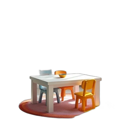 furniture, 3d render, concept art, photorealistic transparent PNG cut-out