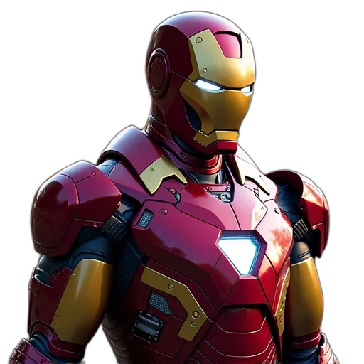 robot, 3d render, concept art, comic book art transparent PNG cut-out