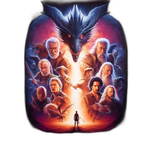 jacket, dragon, concept art, fantasy art transparent PNG cut-out