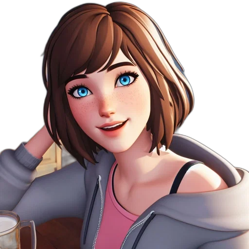 face, jacket, robot, staff transparent PNG cut-out