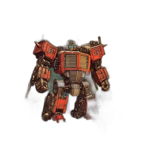 robot, weapon, concept art, 3d render transparent PNG cut-out