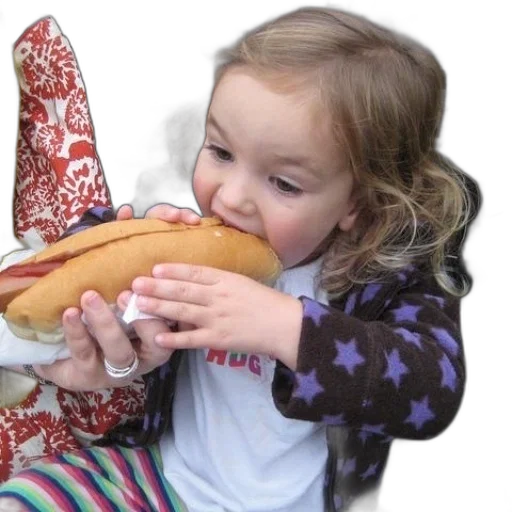 food, child, star, print transparent PNG cut-out