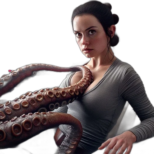 dress, creature, staff, concept art transparent PNG cut-out
