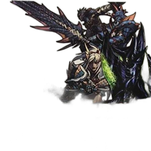 dragon, weapon, staff, sword transparent PNG cut-out