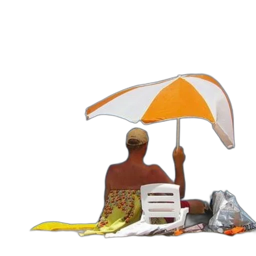 umbrella, furniture, hat, staff transparent PNG cut-out