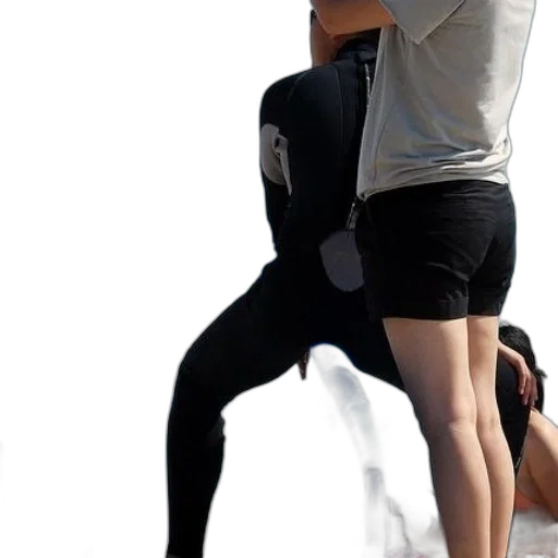staff, person, wetsuit, standing transparent PNG cut-out