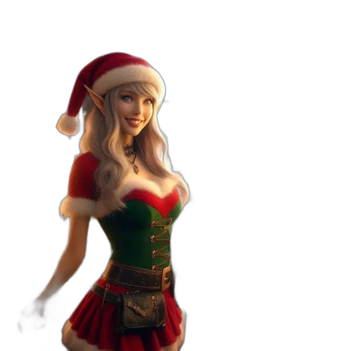 dress, 3d render, concept art, fantasy art transparent PNG cut-out