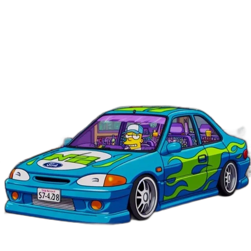 car, animal, 3d render, photorealistic transparent PNG cut-out
