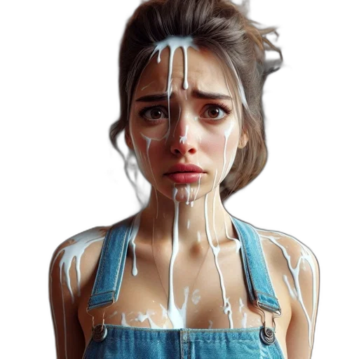 face, dress, mask, jewelry transparent PNG cut-out