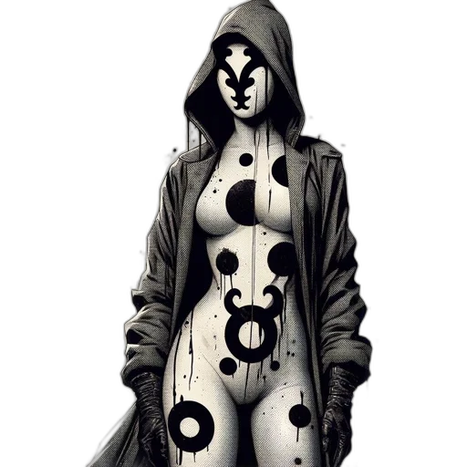 jacket, dress, mask, robot transparent PNG cut-out