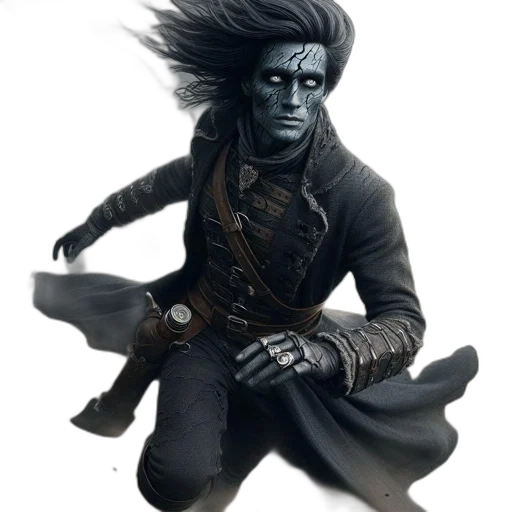 staff, sword, jacket, face transparent PNG cut-out