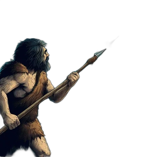 sword, weapon, staff, creature transparent PNG cut-out