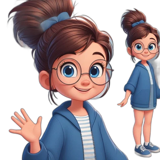 jacket, cartoon, concept art, 3d render transparent PNG cut-out