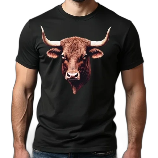 animal, photorealistic, 3d render, taurus transparent PNG cut-out