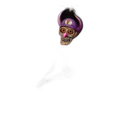 mask, staff, face, creature transparent PNG cut-out